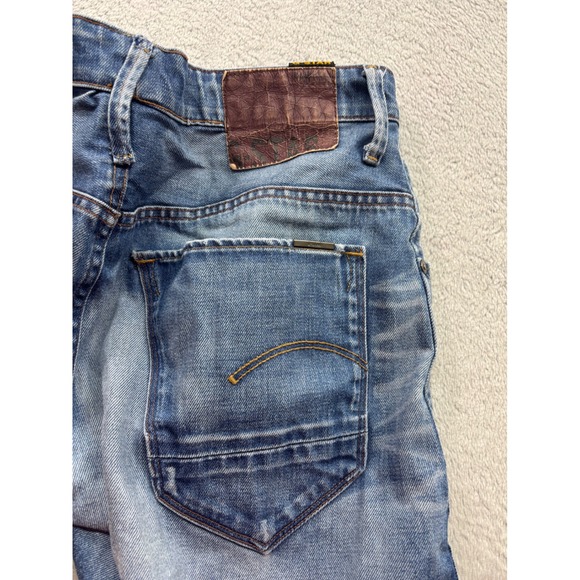 G Star Raw Jeans Size 34x32 Blue Denim G Star Originals Fit Slim Twisted Seam - Picture 5 of 6